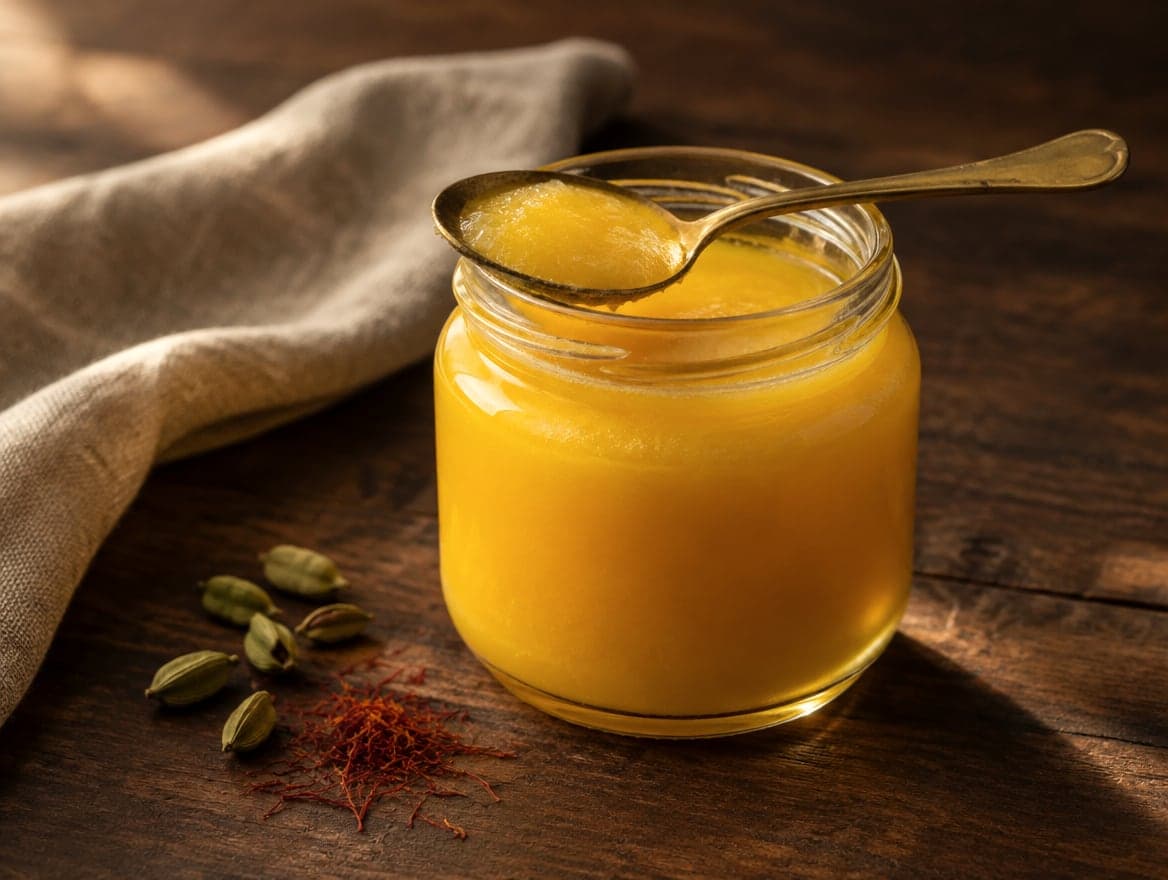 A jar of Emirati ghee